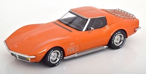[KK-181223] KK scale - Chevrolet Corvette C3 - Décapotable - 1972 - Orange Métallisée - 1/18
