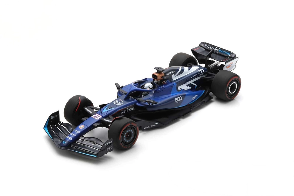 [SPA-8588] Spark - Williams F1 FW45 - 8th British GP 2023 - #23 - A. Albon - Williams 800 th GP - 1/43   