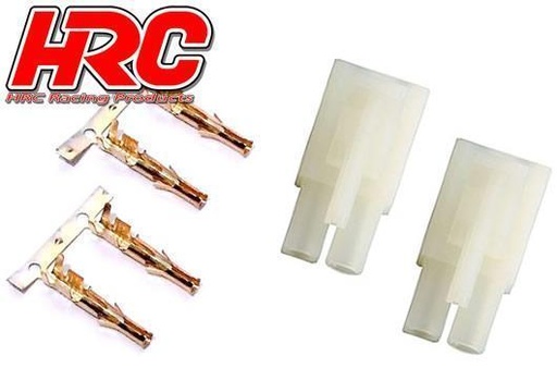 [HRC-9061A] HRC - 9061A - Connecteur Tamiya Gold - Femelle - (2 pièces)