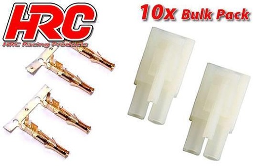 [HRC-9061B] HRC - 9061B - Connecteur Tamiya Gold - Femelle - (10 pièces)