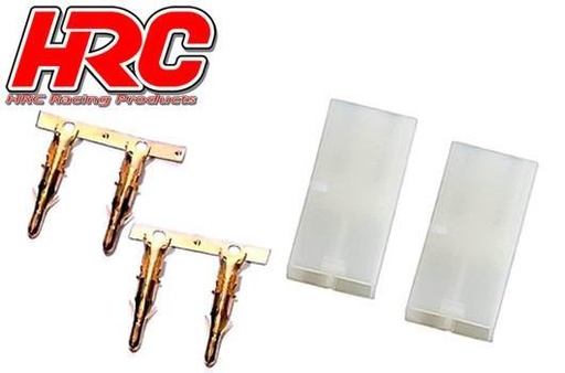 [HRC-9084A] HRC - 9084A - Connecteur Tamiya Gold - Mâle - (2 pièces)