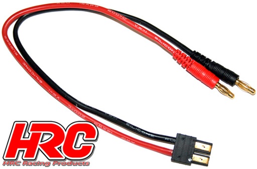 [HRC-9115] HRC - 9115 - Câble de charge TRX - 300mm - Connecteur Gold - Fiches bananes