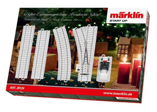 [MAR-20124] Märklin 20124 Coffret complémentaire voie C - Neige Noël - HO
