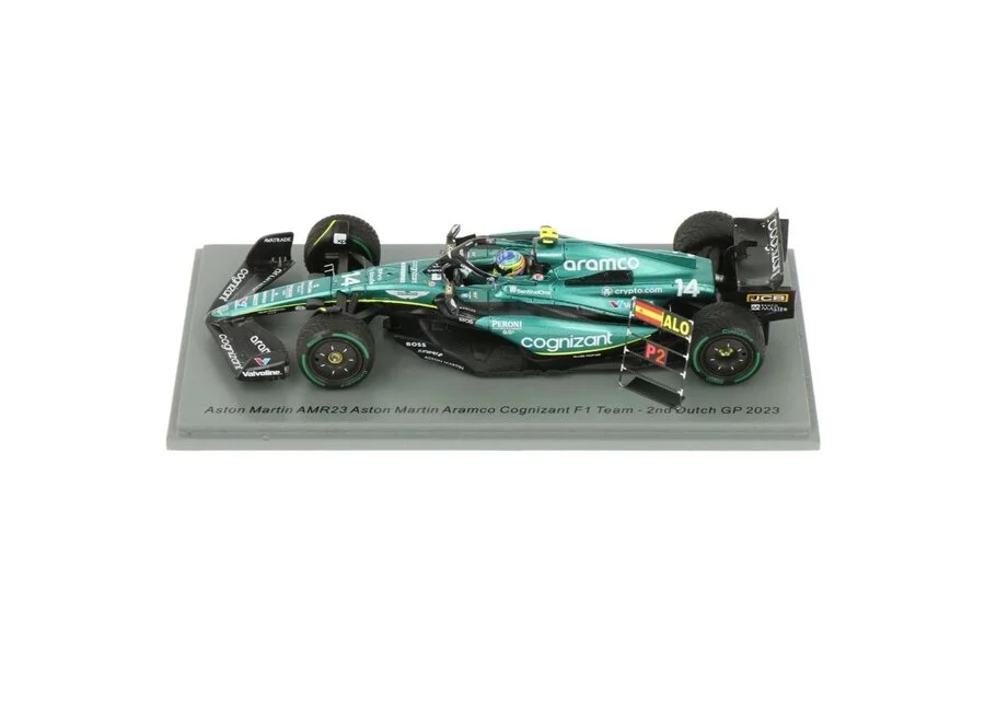 [SPA-8924] Spark - Aston Martin AMR23 F1 Team - #14 - F. Alonso - 2ème Netherlands GP 2023 (y compris panneautage) - 1/43