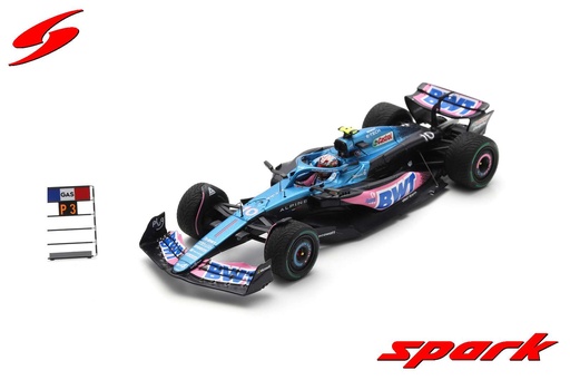 [SPA-8925] Spark - Alpine A523 "BWT Alpine F1 Team" - 3ème GP Netherlands 2023 - #10 - P. Gasly - 1/43 (y compris panneautage)