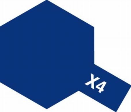 [TAM-81504] Tamiya X-4 - Peinture acrylique - Bleu