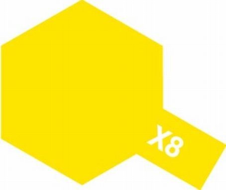 [TAM-81508] Tamiya X-8 - Peinture acrylique - Jaune