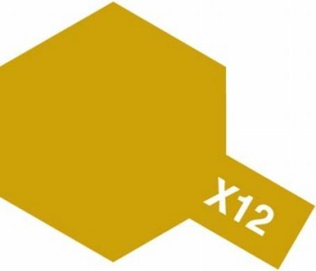 [TAM-81512] Tamiya X-12 - Peinture acrylique - Or métallisé