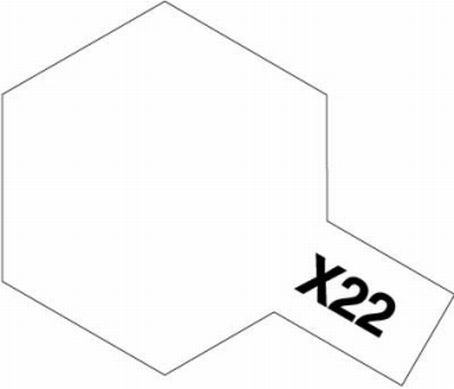 [TAM-81522] Tamiya X-22 - Peinture acrylique - Vernis transparent brillant