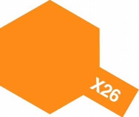 [TAM-81526] Tamiya X-26 - Peinture acrylique - Orange transparent