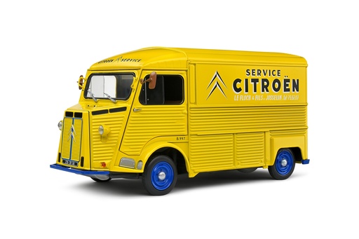 [SOL-S1804820] Solido Citroën Type HY - Camionnette de service "Le Floch & Fils" - Jaune - 1969 - 1/18