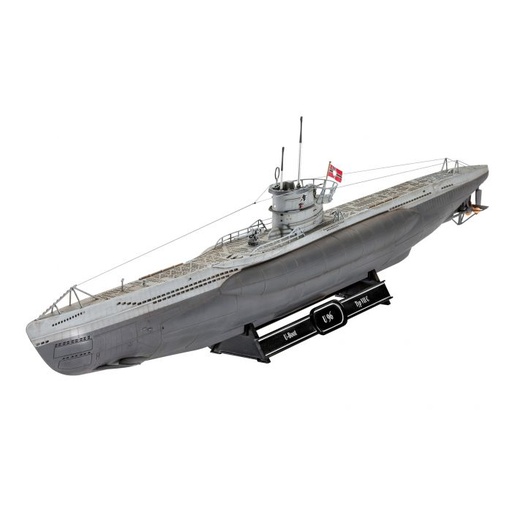 [REV-05675] Revell 05675 - Gift Set " Das Boot" Type VII C - U96 - 40th Anniversary - 1/144 - 46.5 cm long - 87 pièces (y compris peinture, colle, et pinceau)
