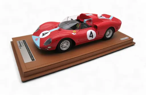 [TEC-TM18-273B] Tecnomodel Mythos - Ferrari 275 P2 -  #4 - Hill/Stewart - 1000 km Nürburgring 1965 - 1/18 - Limited Edition 90 pces