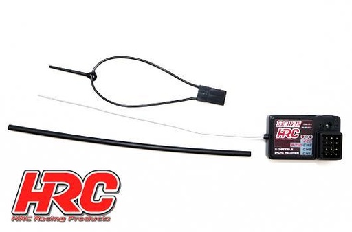 [HRC-9471A] HRC - Récepteur 2.4gHz - 3 canaux - étanche aux éclaboussures - pour émetteur HRC R4D10