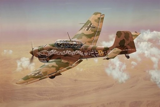 [ITA-1292] Italeri 1292 - Avion JU-87 B2/R2 Stuka  - 1/72 (decals pour 4 versions)