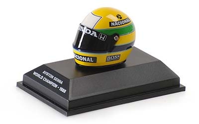 [MIN-540308812] Minichamps - Casque Ayrton Senna - World Champion - 1988 - 1/8 - 30th Anniversary Collection 1994 - 2024