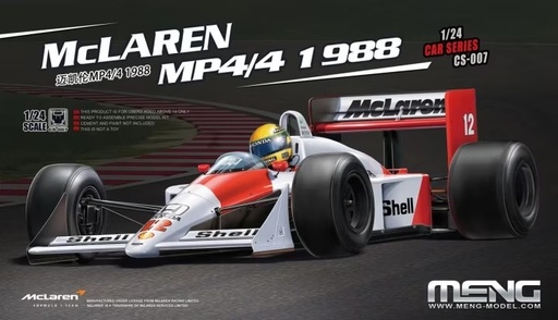 [MEN-CS007] Meng Model - McLaren MP 4/4 - 1988 - #12 - A. Senna- 1/24