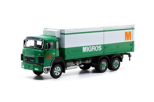 [ACE-85.002389] ACE Saurer D330B - F6x4 - Frigo Migros -1/87