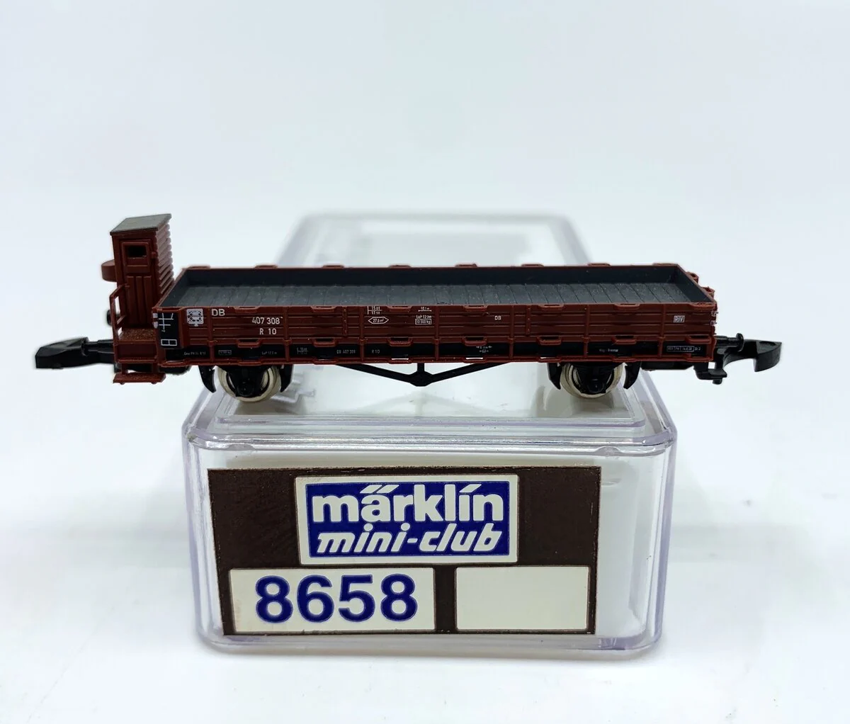 [MAR-8658] Mini-Club 8658 - Wagon plate-forme avec cabine de freinage - DB - "Z"