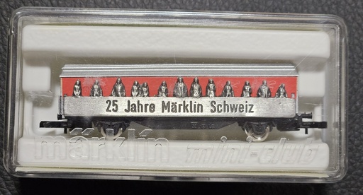 [MAR-8657,913] Mini-Club 8657,913 - Wagon marchandises Hbils "25 ans Märklin Suisse"- "Z"
