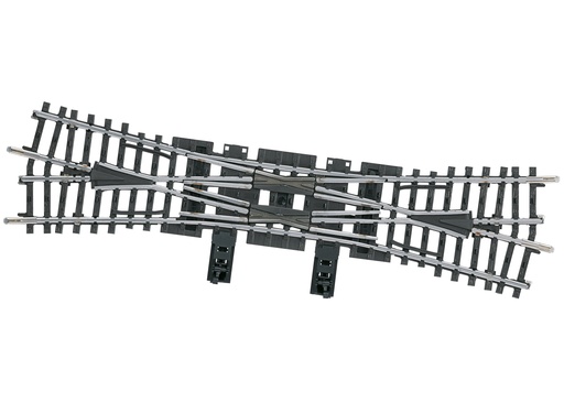 [MAR-2275] Märklin 2275- Voie K - Aiguillage de croisement double - 225 mm - R 902,4 - 14°- HO
