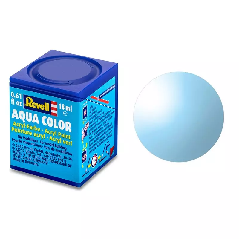 [REV-36752] Revell 36752 - Bleu transparent "peinture acryl" - 18ml (protégée du gel)