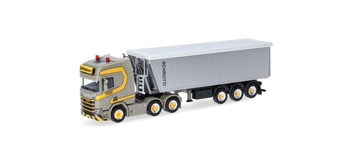 [HER-318471] Herpa 318471 - Semi-remorque à cuvelage Scania CR 20 HD - "Dornbierer" - CH  - 1/87