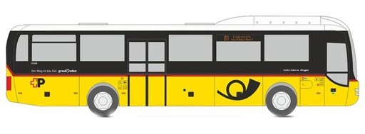 [RIE-65854] Rietze 65854 - MAN-Lion's Regio Bus postal  (CH) -1/87