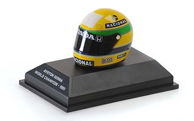 [MIN-540309101] Minichamps - Casque Ayrton Senna - World Champion - 1991 - 1/8 - 30th Anniversary Collection 1994 - 2024