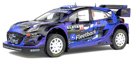 [SOL-421186421] Solido Ford Puma Rally1 - #9 - Serderidis/Miclotte - Safari Rallye Kenya 2022 - 1/18