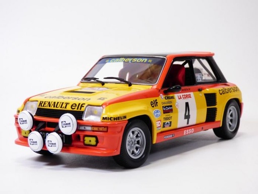 [SOL-421186410] Solido Renault 5 Turbo - #4 - Ragniotti/Andrié - Tour de Corse 1980 - 1/18