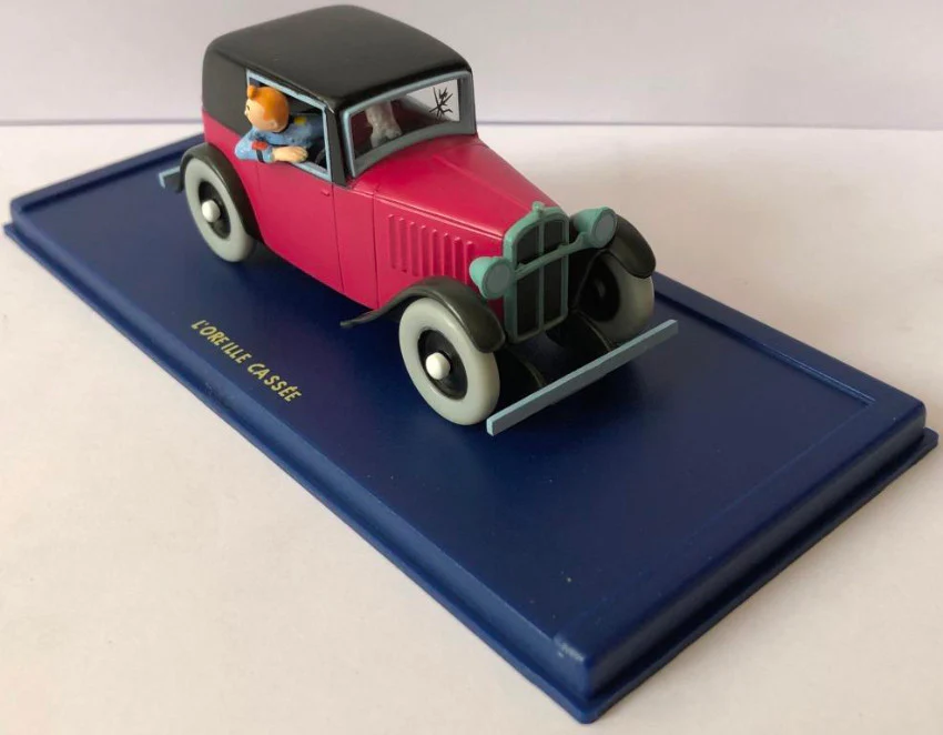 [OKAZ-TIN-Oreille] En voiture Tintin - Le coupé-spider de "l'Oreille cassée (1945)" - (Occasion vérifiée)