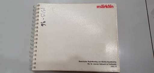 [OKAZ-MAR-KAT-1995] Catalogue Märklin 1995/96 pour détaillants - État correct - (Occasion vérifiée)