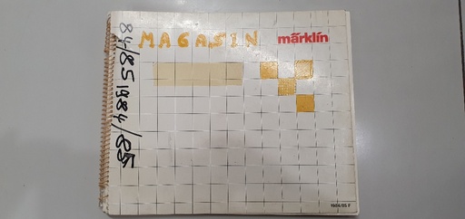 [OKAZ-MAR-KAT-1984] Catalogue Märklin 1984/85 pour détaillants - État passable - Avec annotations manuscrites (Occasion vérifiée)