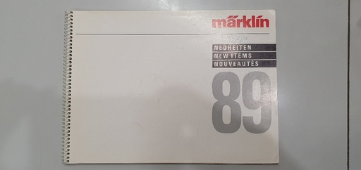 [OKAZ-MAR-KAT-NOU-1989] Catalogue Märklin Nouveautés 1989 pour détaillants - État bon - Avec annotations manuscrites - (Occasion vérifiée)