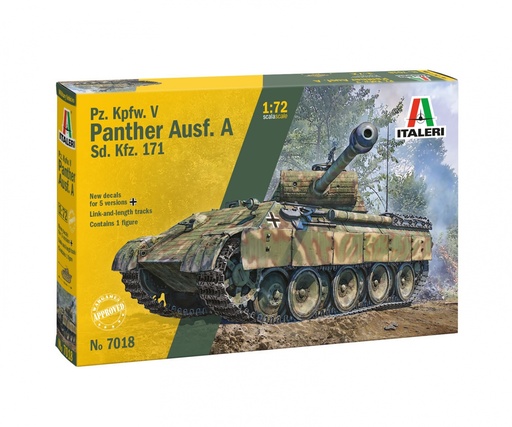 [ITA-7018] Italeri 7018 Panzer Kampfwagen Panther Ausführung A Sd. Kfz. 171