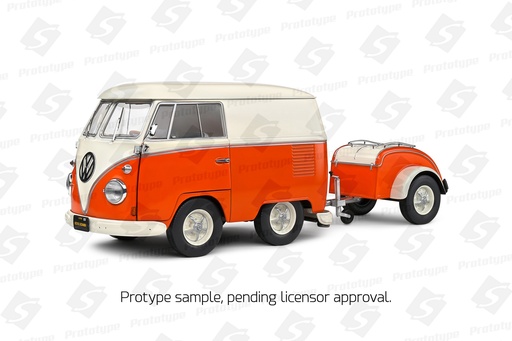 [S1810902] Solido VW Kool Kombi - Orange & White - 2023 - 1/18